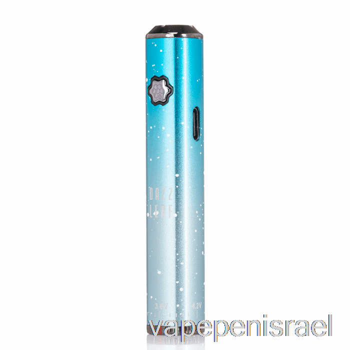 חד פעמי Vape Israel Dazzleaf Squarii תחתון טוויסט 510 סוללה שמיים כחול שפריץ